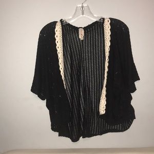 Black and white kimono